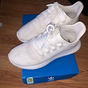 White tubular adidas